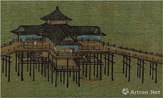 ��ǧ�ｭɽͼ���к�ɫ�ĳ���